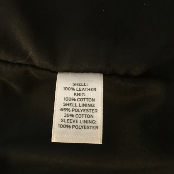 Leith black motorcycle leather ruffled jacket - Picture 7 of 8